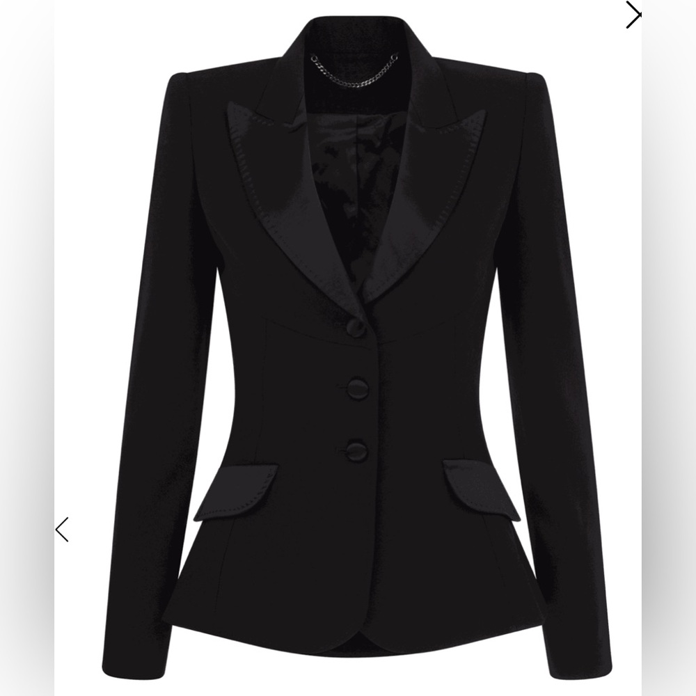 Agent Provocateur black Billi Jacket Blazer Size 10